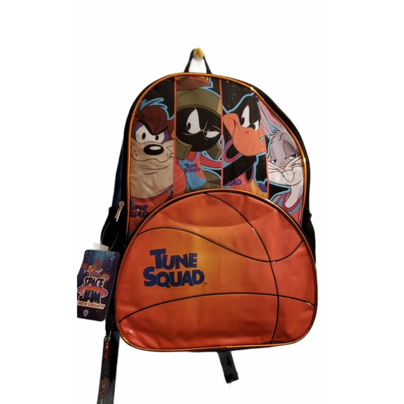 Space Jam 17'' Backpack Looney Tunes Tune Squad Book Bag - Picture 1 of 3